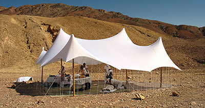 אירועי שטח לקבוצות באילת: אוהל לייקרה