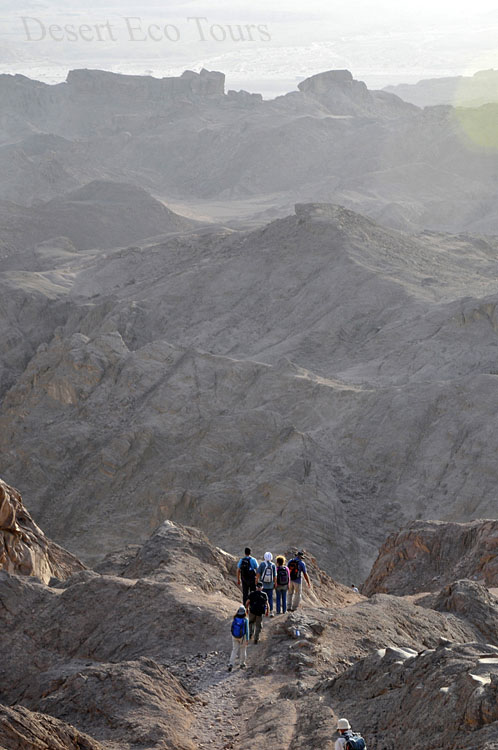 Hiking in the Timna Park