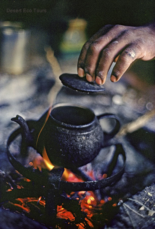 Tea in the desert- Sinai, Egypt