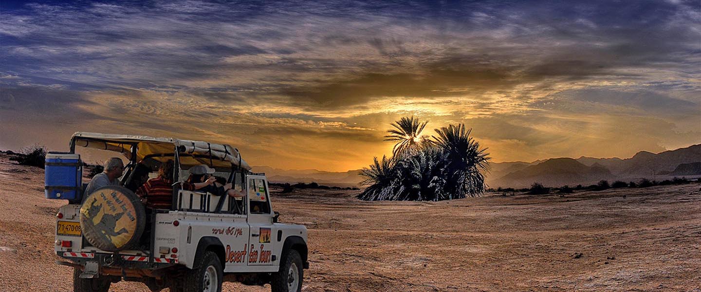Jeep tour from Eilat in the Negev desert
