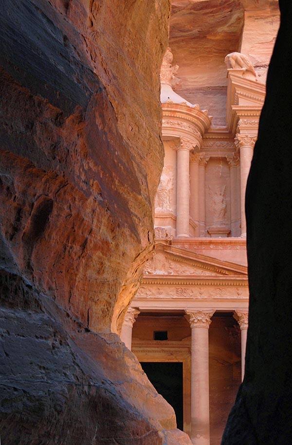Visit Petra- the Siq and the Treasury