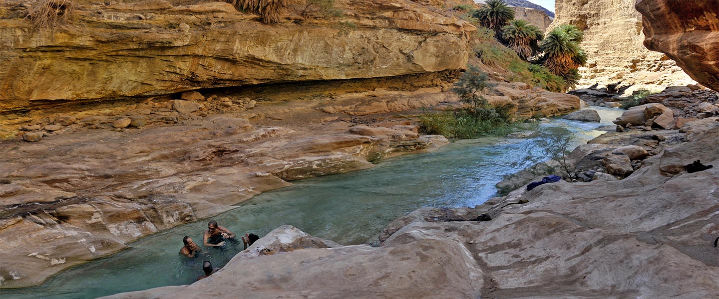 Dead Sea canyons- Wadi Mujib- Jordan