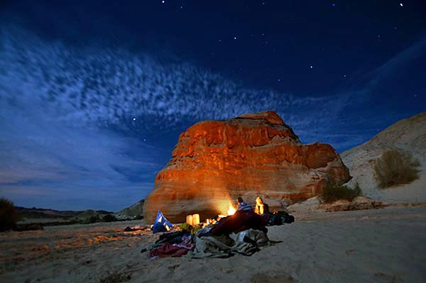 Camel tours in Jordan- the Arava Valley